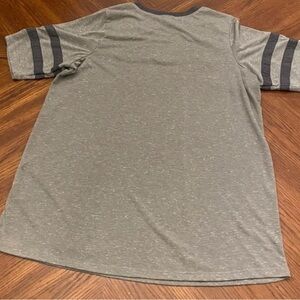 Men's Casual Gray Short Sleeve Tee